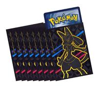 Pokémon - Lucario - Lot de 65 pochettes pour cartes - Protections de deck - Crown Zenith