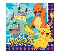 Amscan Serviettes en papier Pokémon 16 pièces 33 x 33 cm Multicolore