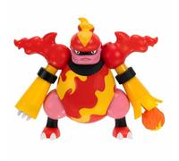 Pokémon Magmortier - Figurine de Combat Magmortar de 11,4 cm avec Canon à Boule de feu, PKW0169, Multicolore