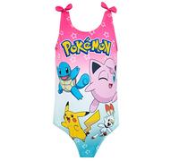 Pokémon Maillot de Bain pour Filles Pikachu Maillot de Bain Rose 6-7 Ans
