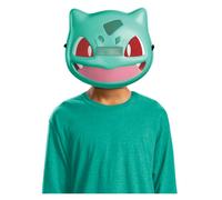 Pokémon - Masque de Déguisement Bulbizarre Enfant - Taille Unique - Sous Licence Officielle Nintendo - En Plastique Rigide Léger - Accessoire Cosplay pour Halloween, Carnaval ou Fête à Thème