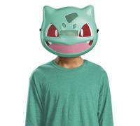 Pokémon - Masque de Déguisement Bulbizarre Enfant - Taille Unique - Sous Licence Officielle Nintendo - En Plastique Rigide Léger - Accessoire Cosplay pour Halloween, Carnaval ou Fête à Thème