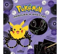 Pokémon - Masques à gratter 8 masques + batonnet - The Pokémon Company - Dragon D'or Livres Du - broché - Document jeunesse