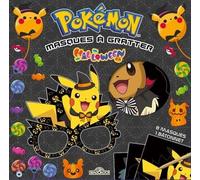 Pokémon - Masques à gratter - Halloween - The Pokémon Company - Dragon D'or Livres Du - broché - Document jeunesse