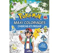 Pokémon - Maxi coloriages cherche-et-trouve - Avec des stickers - Dès 5 ans