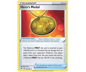 Pokémon - Médaille de héros 152/185 - Tension vive