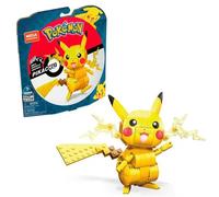 MEGA Brands Figurine Pikachu 12 cm, jeu de construction 211 pièces, dès 7 ans