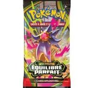 Pokemon méga-évolution me03 - équilibre parfait - un booster de 10 cartes a collectionner française + 1 carte tigre