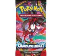 Pokemon méga-évolution me04 - chaos ascendant - un booster de 10 cartes a collectionner française + 1 carte tigre