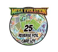 Pokémon - Mega Evolution ME1 - Lot de 25 cartes inversées en aluminium - Pas de doublons