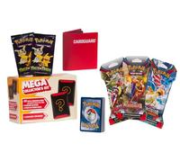 Pokémon Mega Kit Collector : 100 Cartes au Total Pokémon | 5 Paquets + 50 Cartes (Comprend 1 Carte Holo-Foil) + Mini-classeur
