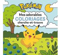 Pokémon - Mes adorables coloriages cherche-et-trouve - Livre de coloriages mignons aux gros contours avec 48 illustrations adorables - Tous publics
