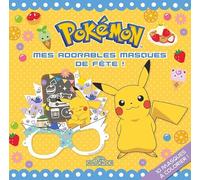 Pokémon - Mes adorables masques de fête - 10 masques à colorier et à détacher - Dès 6 ans