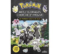 Pokémon - Mes coloriages cherche-et-trouve - Les Pokémon Kung-Fu de Galar - Avec des stickers - Dès 5 ans