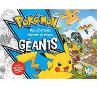 Pokémon - Mes coloriages cherche-et-trouve géants - 30 tableaux - Dès 3 ans