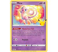 Pokémon Mew 011/025 Carte de célébration Holo en anglais