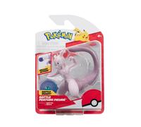 Pokémon PKW3370 Figurine de Battle Feature - Mewtu - Figurines articulées Officielles - 11,5 cm