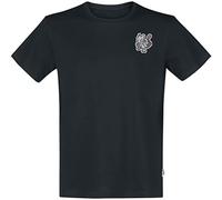 Pokemon Mewtwo Homme T-Shirt Manches Courtes Noir L 100% Coton Regular/Coupe Standard