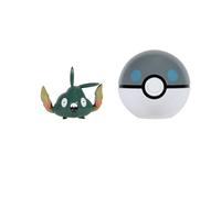 Pokémon Miamiasme et Masse Ball Clip ‘N’ Go Comprend Une Figurine de Combat de 5 cm et Un Accessoire Masse Ball.