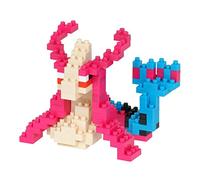 Bandai Nanoblock Milotique Pokémon Modèle | Blocs de construction Nanoblocks Puzzles pour adultes et enfants | Kits de modèle en plastique avec mini briques font d'excellents cadeaux Pokémon pour