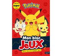 Pokémon - Mon bloc de jeux - Collectif - Hachette Jeunesse - broché - Livre-jeu