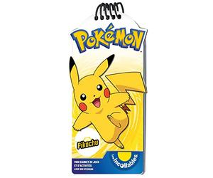 Pokémon - Mon carnet de jeux et d'activités avec stickers - Pikachu