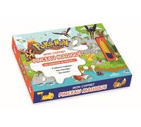 Pokémon - Mon coffret pinceau magique - Les aventures de Pikachu ! - Coffret avec cartes magiques, coloriages et stickers - Dès 3 ans
