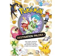 Pokémon - Mon livre collector - Destination Paldea ! - Beau livre de cherche-et-trouve et activités avec des surprises - Dès 6 ans