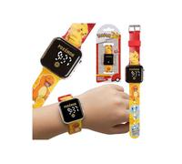 Pokemon Montre numérique jaune, montre LED de poignet pour garçon, avec date et heure