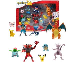 Pokémon Multipack 10 Pack - Pikachu, Squirtle, Bulbasaur, Charmander, Froakie, Yamper, Gible, Growlithe, Oddish, Cinderace
