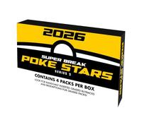 Pokémon Mystery Box Super Break Poke Stars Series 2 Lot de 4 paquets de cartes à collectionner