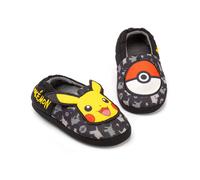 Pokemon Noir Pikachu Chaussons mocassins à enfiler Garçon