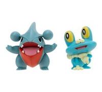 Pokémon - Pack 2 figurines Battle Figure First Partner Set Griknot, Grenousse 5 cm Multicolore G