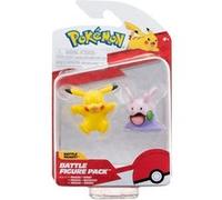 Pokémon - Pack 2 figurines Battle Figure Pack Pikachu & Mucuscule 5 cm multicolor G