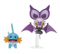 Pokémon - Pack 2 figurines Mudkip & Noibat avec Stand 8 cm G