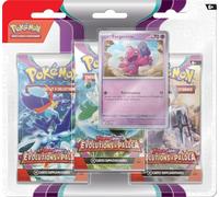 Pokemon - Pack 3 boosters - Ecarlate et Violet - Evolutions à Paldéa (EV02) - Modèle aléatoire - Jeux de société - Cartes à Collectionner - A partir de 6 Ans