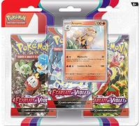 Pokémon | Pack 3 boosters - Ecarlate et Violet Série 1 (EV01) | Modèle aléatoire | Jeu de société | Cartes à Collectionner | A partir de 6 Ans
