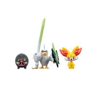 Pokémon - Pack 3 Figurines Battle Figure Set Fennekin, Lechonk, Palarticho 5 Cm