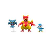 POKEMON PACK 3 FIGURINES BATTLE FIGURE SET TIPLOUF, FEUFORASVE, MAGMAR