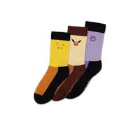 Pokémon Chaussettes pour homme multicolores Fan-Merch, Gaming, multicolore, 44