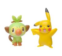 Pokemon - Pack De 2 Figurines Pikachu Et Grookey - 5 Cm