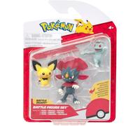 Pokémon pack de 3 figurines de combat