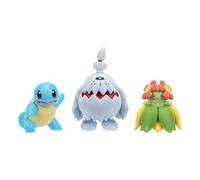 Pokémon Pack de 3 Figurines de Combat Carapuce, Joliflor et Toutombe | Comprend les figurines de combat Carapuce et Joliflor de 5 cm et Toutombe de 7,5 cm
