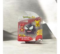 Pokémon Pack de 3 Figurines de Combat Comprend Les Figurines de Combat Pikachu et Magby de 5 cm et Fantominus de 7,5 cm