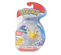 Pokémon | Pack de figurines de combat | Série 1 | 15+ ans | Pikachu & Popplio