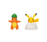 Pokémon Pack de Figurines de Combat Vacances Pikachu et Vacances Salamèche
