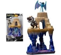 Pokémon - Pack environnement - Grotte de montagne avec figurines Ptyranidur et Nosferapti 5 cm G