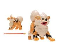 BANDAI - Pokémon - Pack évolution Caninos & Arcanin - Figurine Caninos 5cm + Figurine Arcanin 10cm - Figurines Pokémon avec Finition spéciale - JW2804