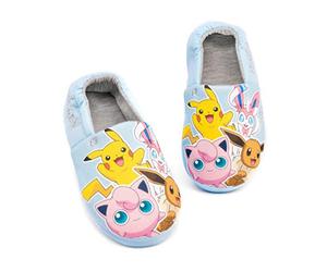 Pokémon Pantoufles Filles Enfants Pikachu Sylveon Eevee Blue Shoes Mocassins 29
