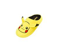 Pokémon Pantoufles Pikachu pour hommes/garçons plus âgés, jaune, à enfiler, mule 7 UK 41 EU